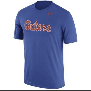 Nike Blue Gators Short Sleeve Dri-Fit New without Tags